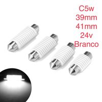 LED tubular C5W 24v - 41mm Branco