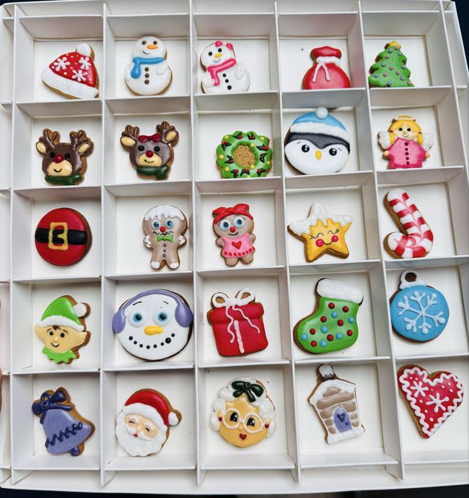 Kalendarz adwentowy pierniczki