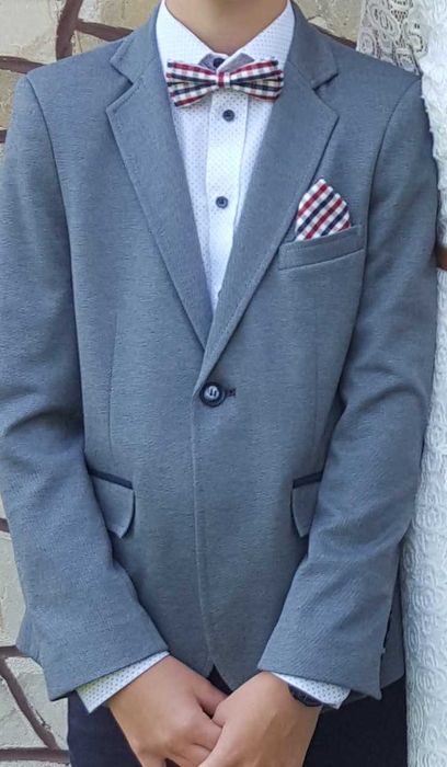 Marynarka slim rozm. 146, koszula slim rozm. 33