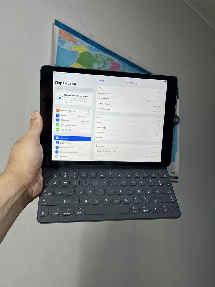 iPad 9 256 GB LTE НОВИЙ! 100% з клавіатурою 7 циклів Айпад 9 лте новий
