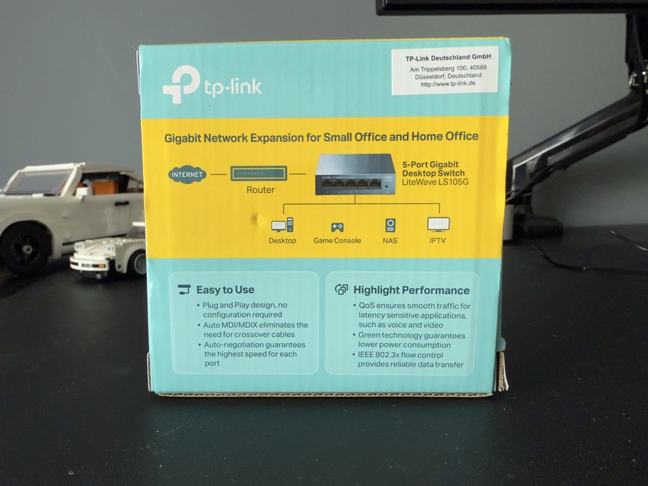 TP-Link Switch 5-Port Gigabit LS105G (como novo)