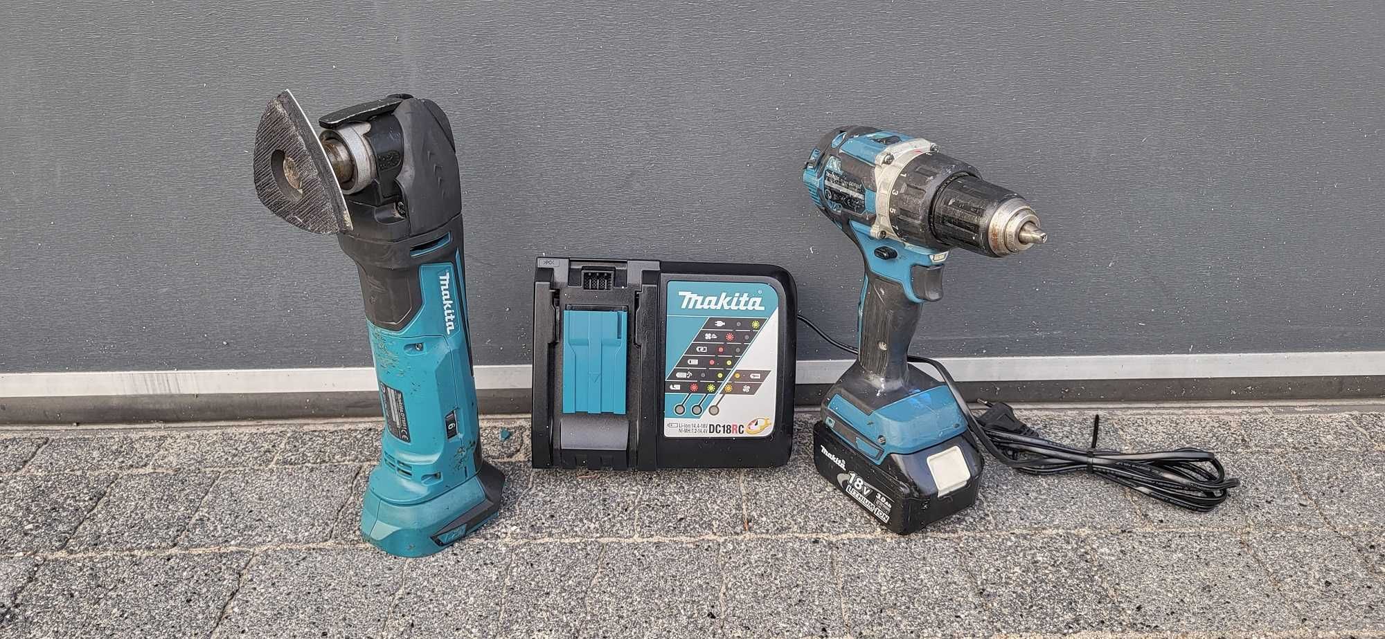 Urządzenie wielofunkcyjne multitool Makita DTM51 + Wkrętarka DDF484