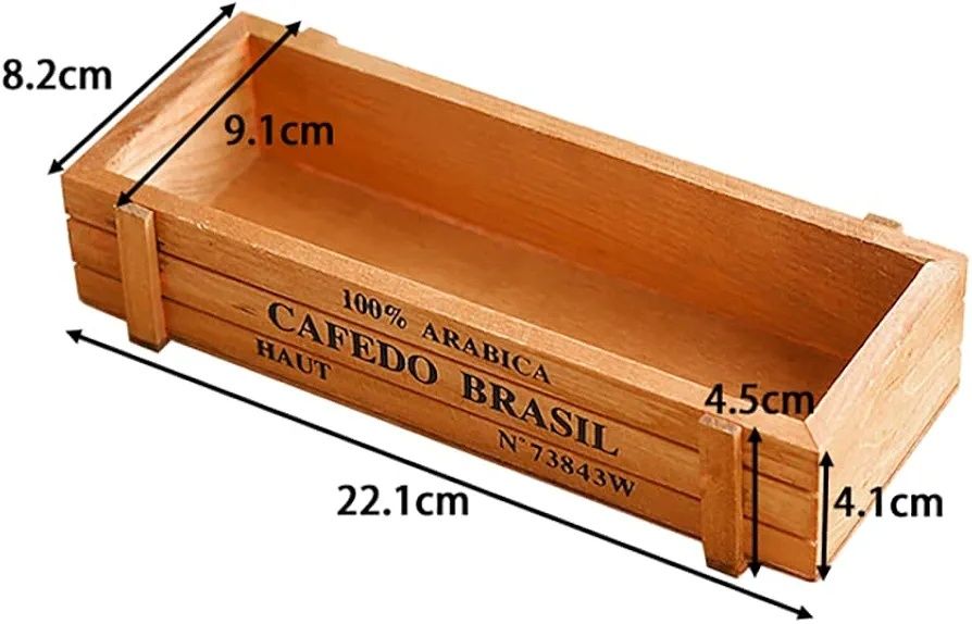 Caixa de madeira rústica café Brasil