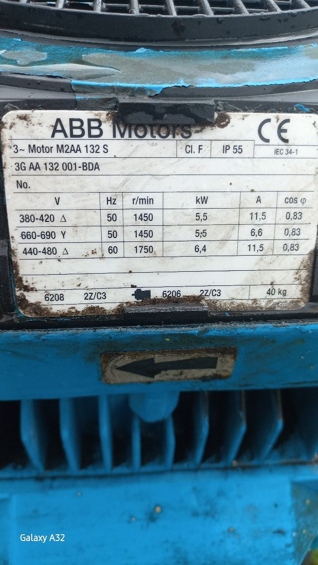 Pompa hydrauliczna,agregat 5.5KW