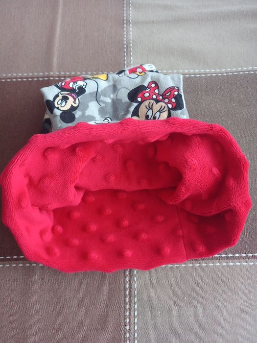 Komplet dziewczęcy, czapka i komin, Minnie, rozmiar 98-104