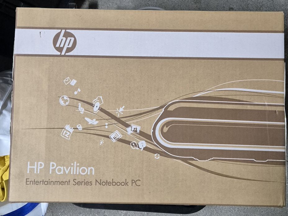 Pudełko po laptopie HP