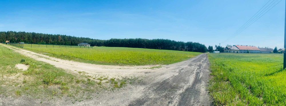 Działka Budowlana pod lasem 11ar (okolice Sieradza)