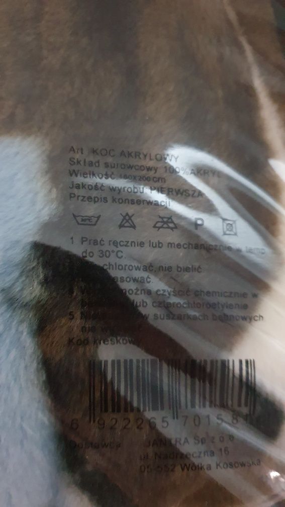 Koc gruby koń konie dwustronny