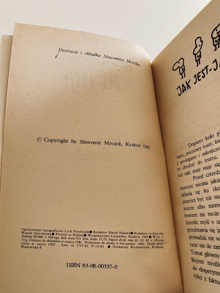 Małe Listy Sławomir Mrożek