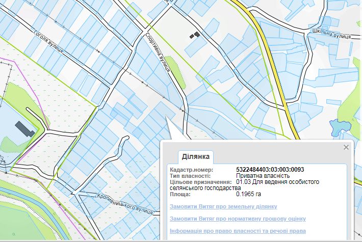 Земельна ділянка м. Кременчук (Мала Кохнівка)