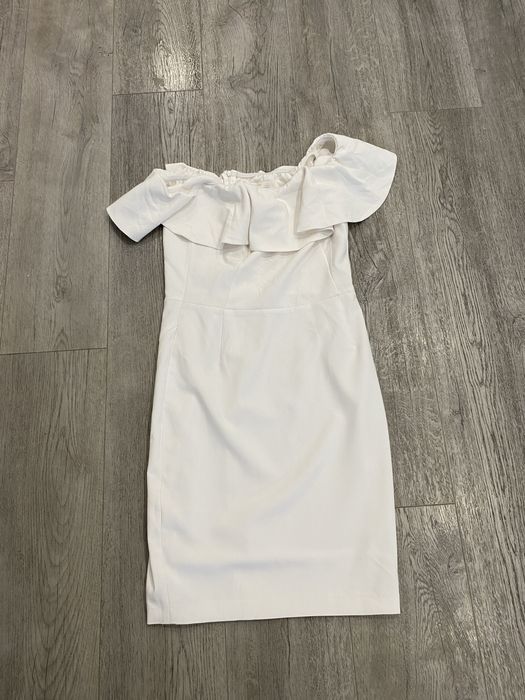 Sukienka Reserved kremowa 36