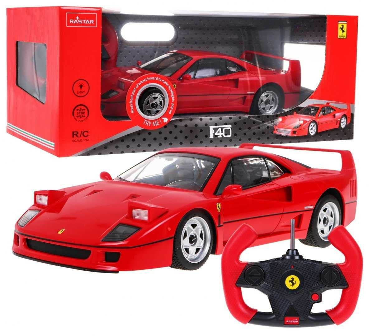 Ferrari F40 RASTAR model 1:14 Zdalnie sterowane auto + pilot 2,4 GHz