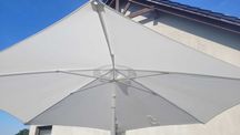 Parasol biały średnica 270 cm