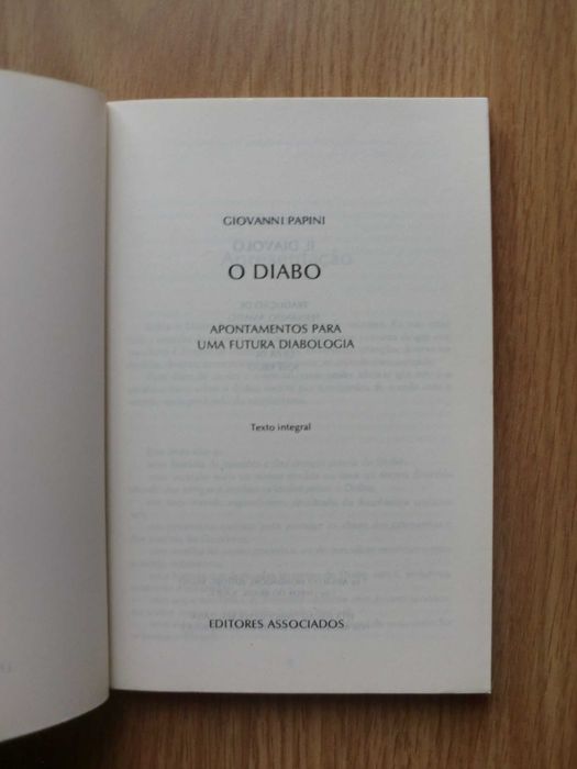 O Diabo
de Giovanni Papini