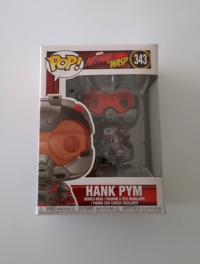 Funko Pop - Ant-Man Wasp (Vespa) Hank Pym (Leia descrição)