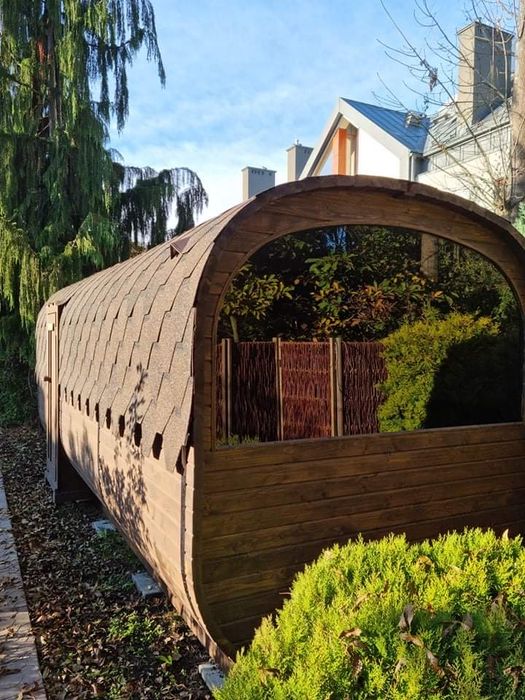 Na sprzedaż – nowoczesna sauna z wypoczywalnią i prysznicem (Krakow)