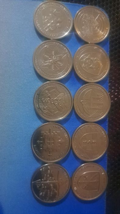 Пам’ятні монети 10 грн — ЗСУ (10 штук), Стан відмінний