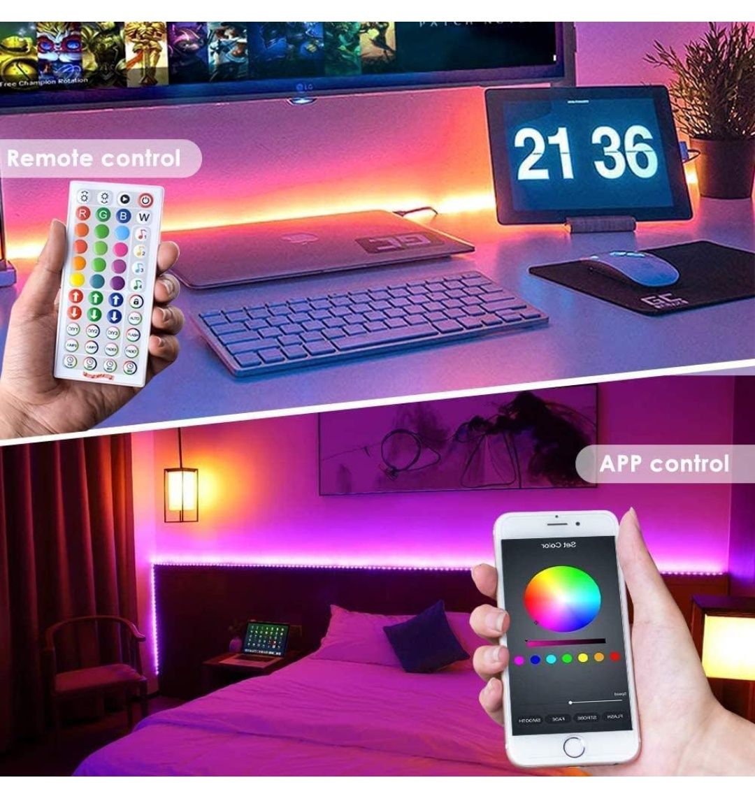 Fita led weily RGB 10 metros SMD 5050 Bluetooth APP SELADO