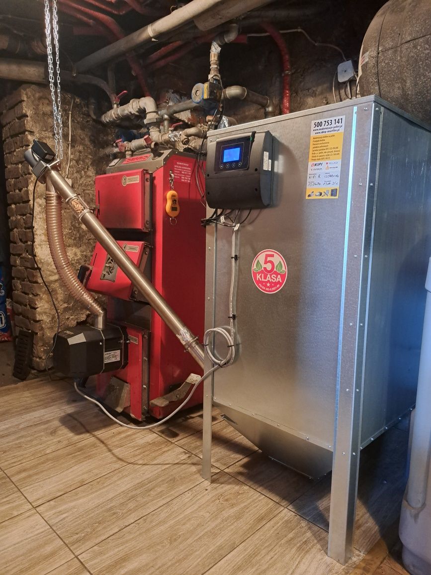 Modernizacja przeróbka kotła pieca z eko-groszku na pellet Kipi Defro