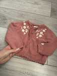 Sweter kardigan Newbie haft ażurowy kwiatki kwiaty limited 86