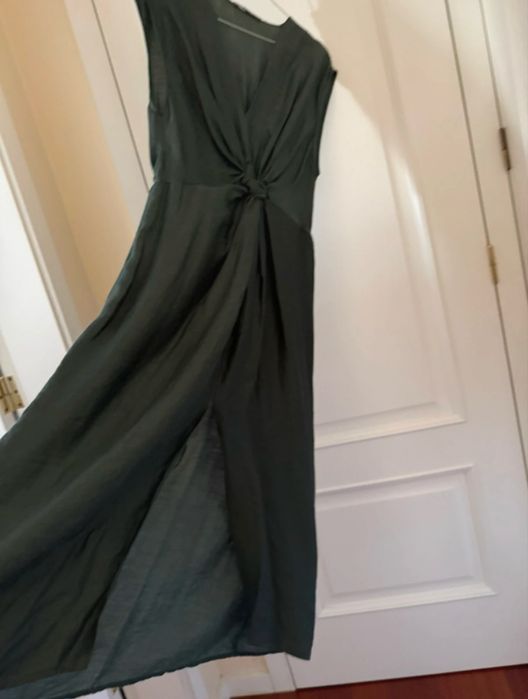 Vestido verde Zara