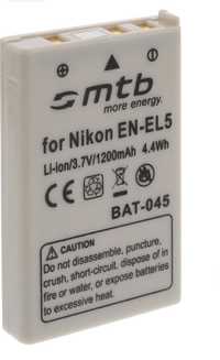 Bateria EN-EL5 do Nikon 1200mAh