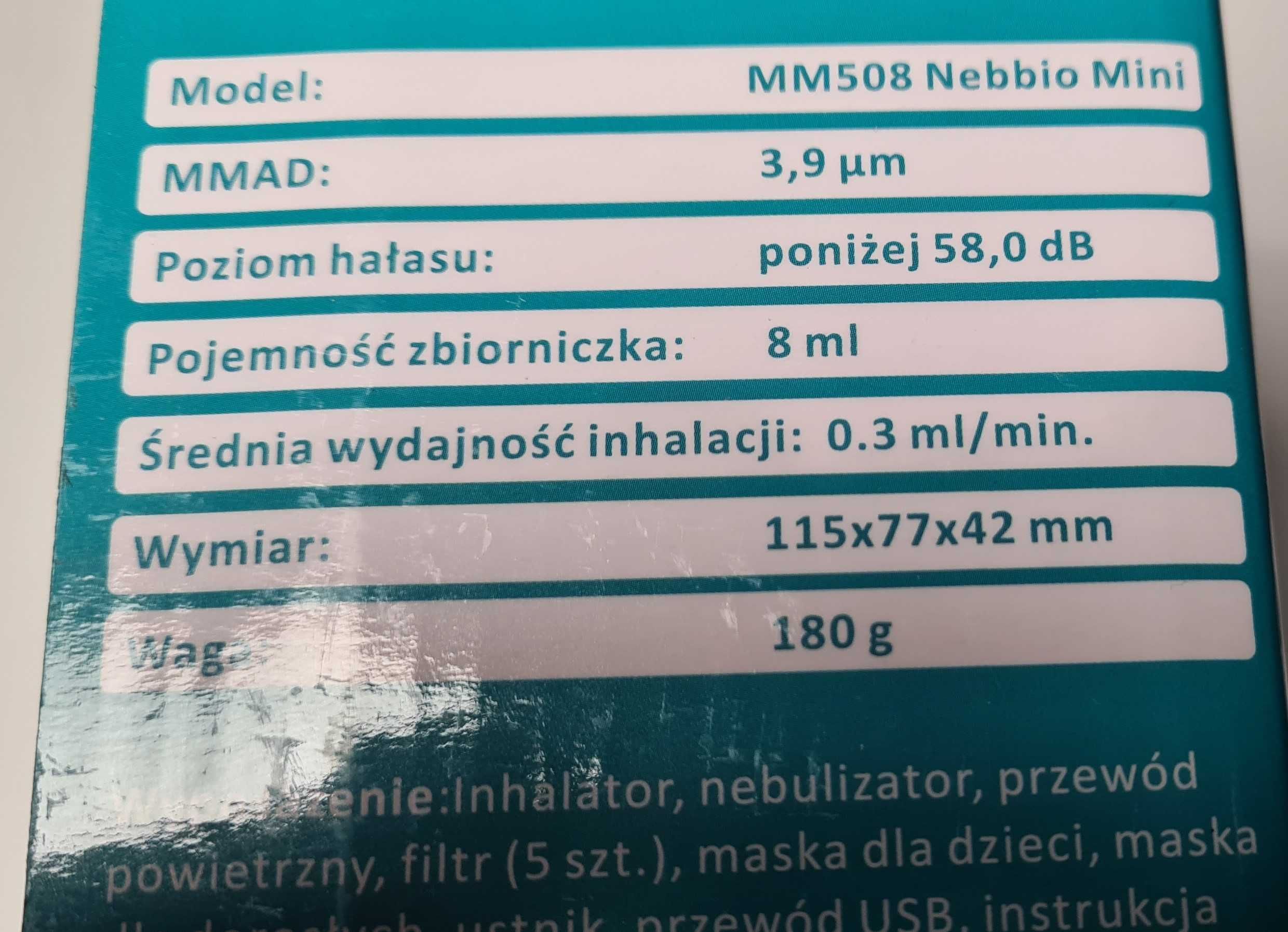 Inhalator MESMED MM-508 Nebbio Mini