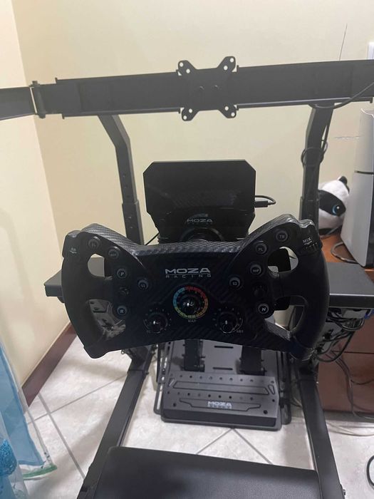 Moza R9 V3+Vários Acessórios (ler descrição)+Cockpit Next Level F-GT
