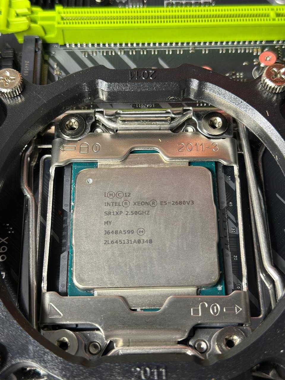 Комплект 2011-3: Xeon E5-2680 v3 + 32GB DDR4 + материнська плата