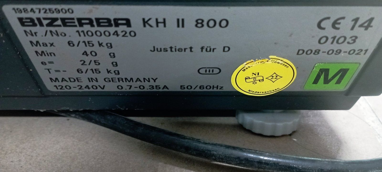Bizerba kh II 800