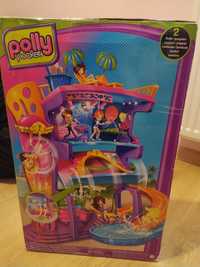 Domek Mattel hotel Polly Pocket na przyssawki z basenem