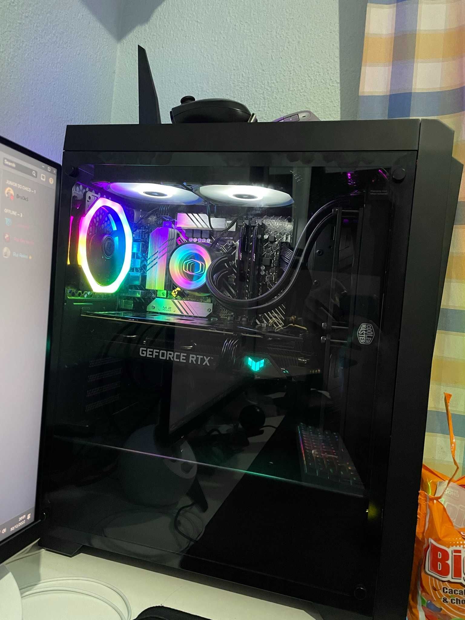 PC Gamer Potente - RTX 3060 Ti + i5 12ª Geração + 32GB RAM