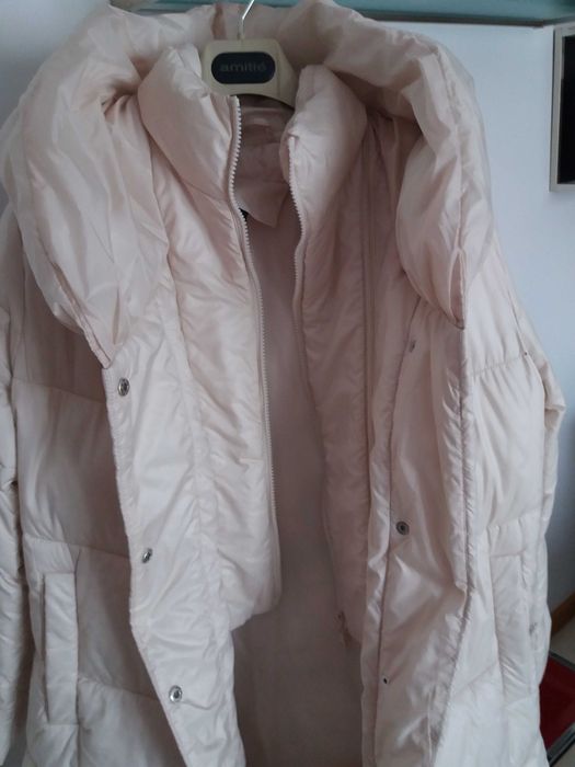 Kispo branco gelo comprido com capuz