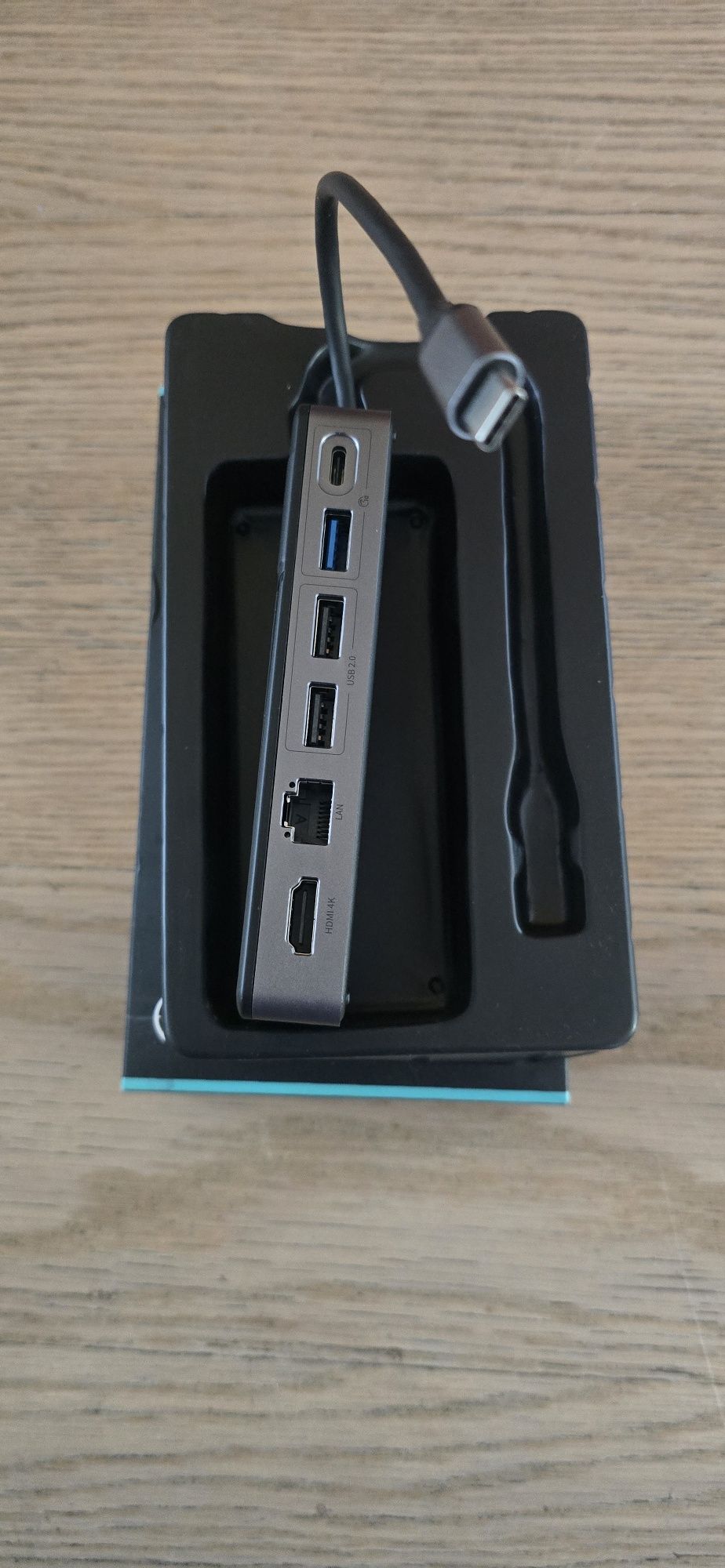 Yottamaster Stacja dokująca USB C z obudową M.2 NVMe SSD, adapter 8 w