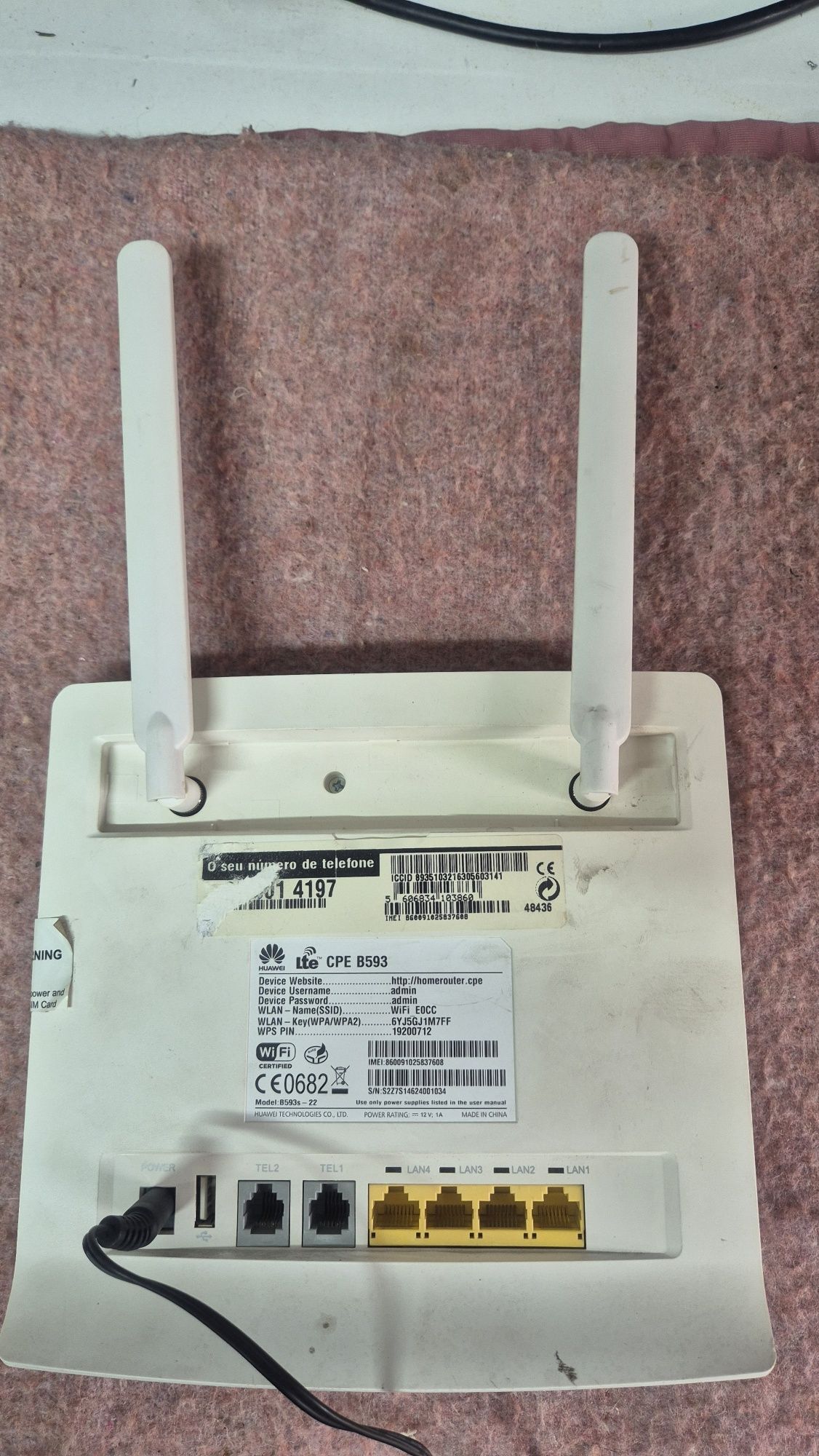Router HUAWEI CPE B593