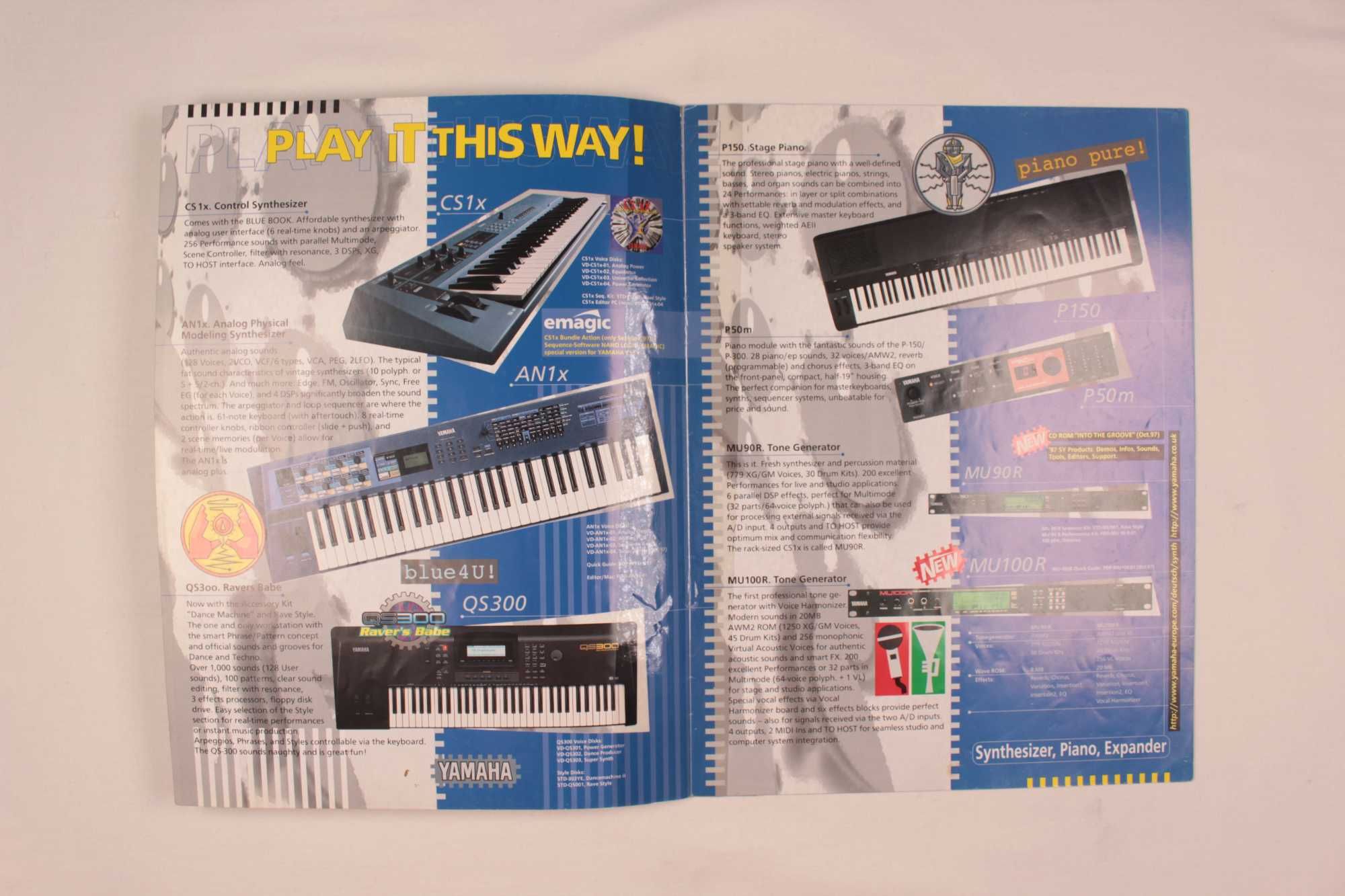 Фирменный музыкальный каталог - журнал YAMAHA - Fair Play 1997/1998