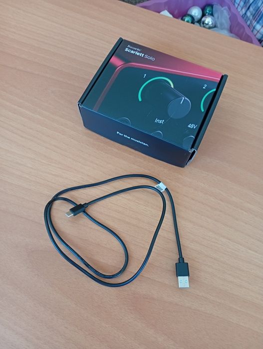 Interface focusrite solo 4 geração recente Nova