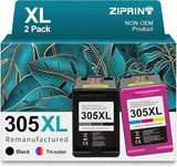H777 ZIPRINT 305 XL wkłady kompatybilne z HP 305 2 szt.