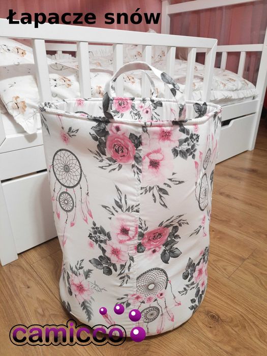 1 KOSZ na ZABAWKI pojemnik torba organizer na worek PRANIE NEW KOLEKCJ