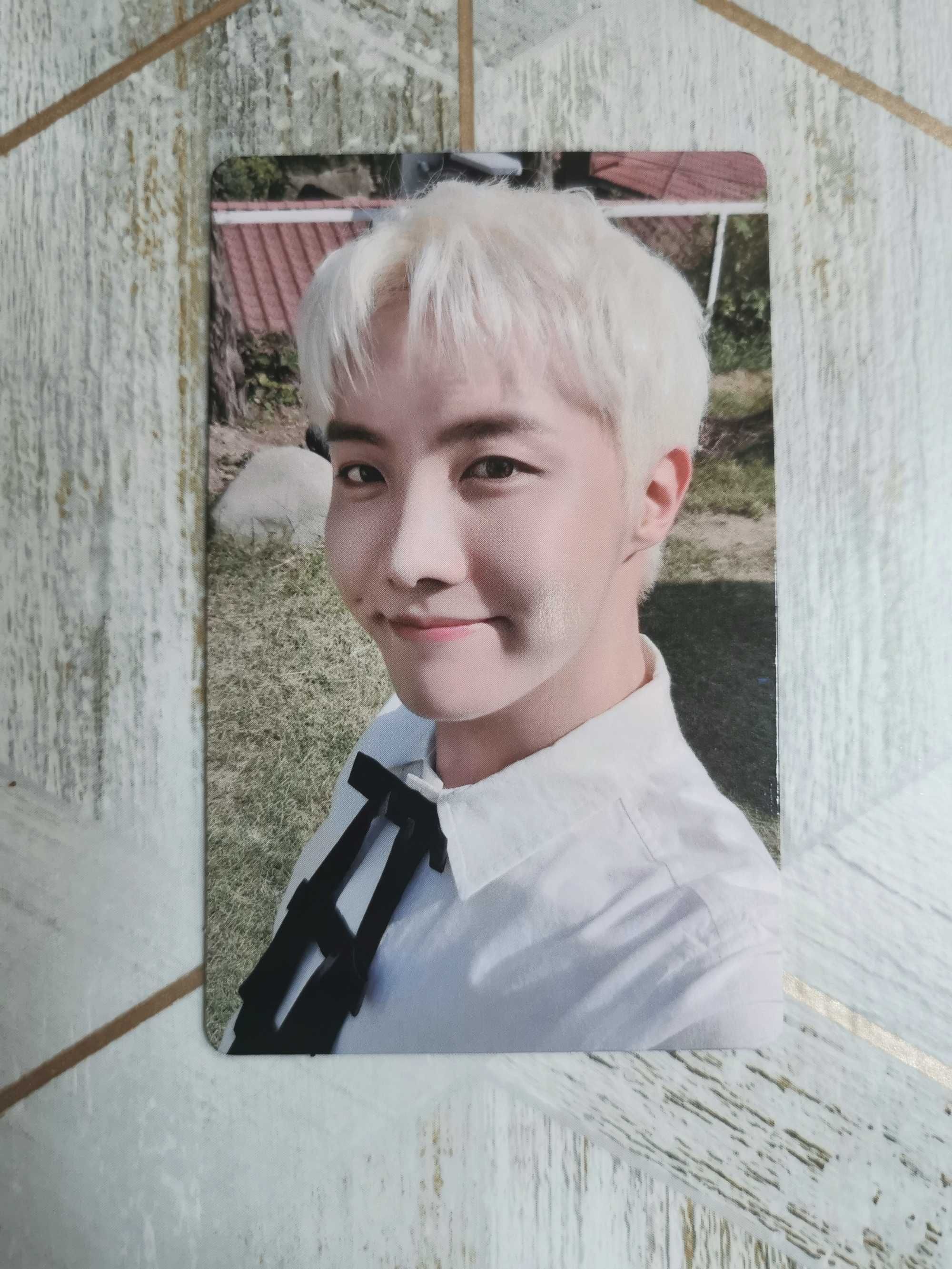 BTS j-hope memories of 2021 bluray photocard