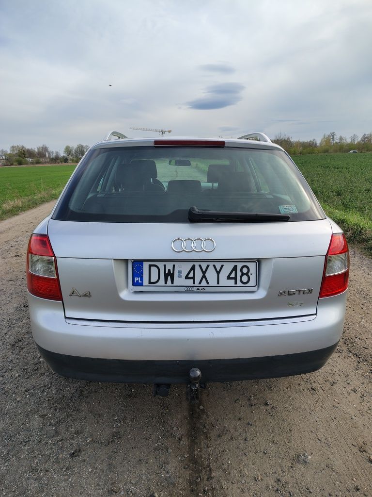 Audi A4 B6 2.5 V6 TDI 180KM| Manual | Klimatyzacja | Hak | Wrocław