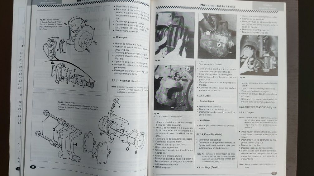 Manual mecânico Fiat Uno 1.3 diesel