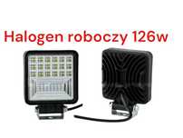 HALOGEN ROBOCZY 126W LED Lampa kwadratowa robocza Nowa fv