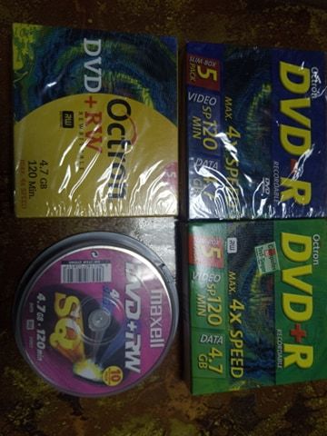 dvd-r dvd+r dvd+rw packs virgens