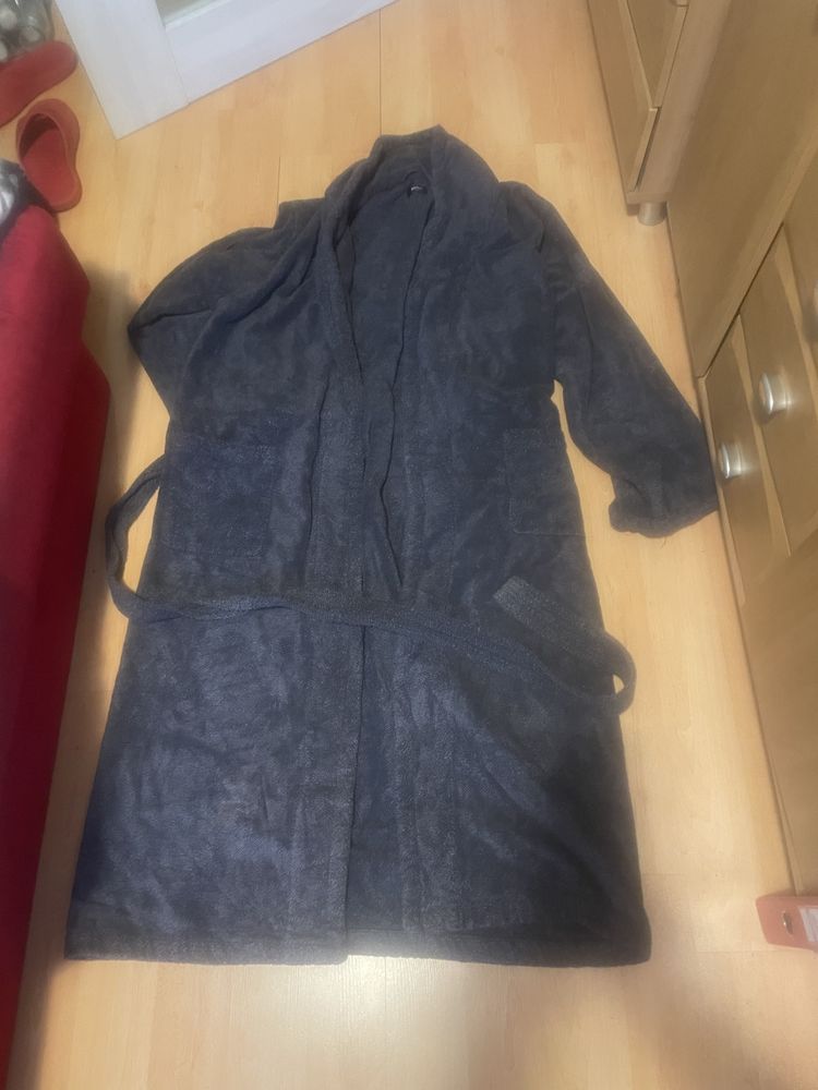 Piękny gruby długi porannik hugo boss xl szlafrok