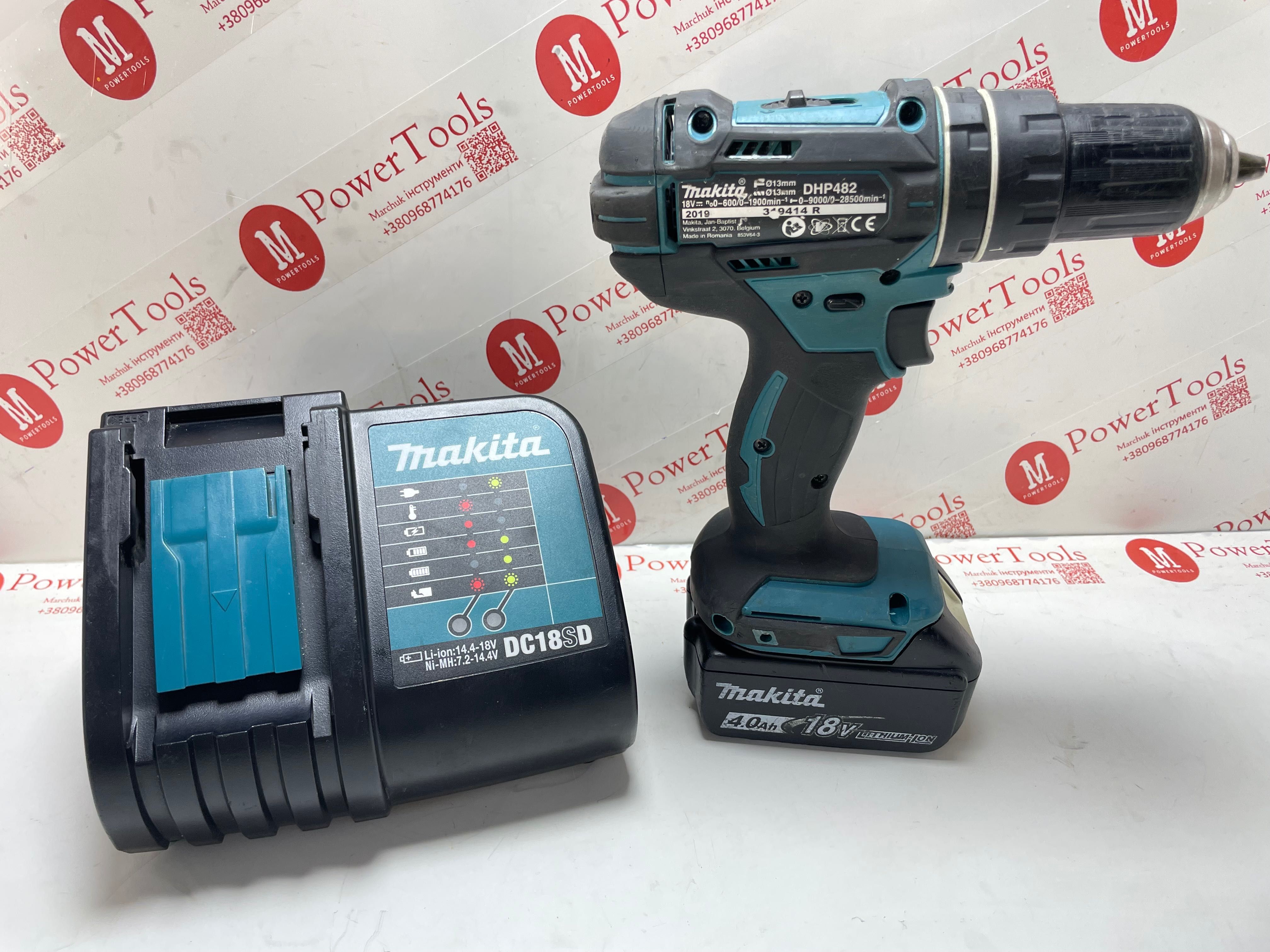 Makita DHP482/шуруповерт ударний макіта(комплект)