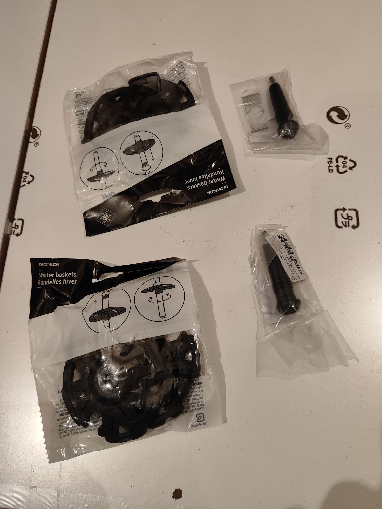 Kijki trekingowe nowe Gwiazdki zimowe + Groty Decathlon Quecha Nowe!