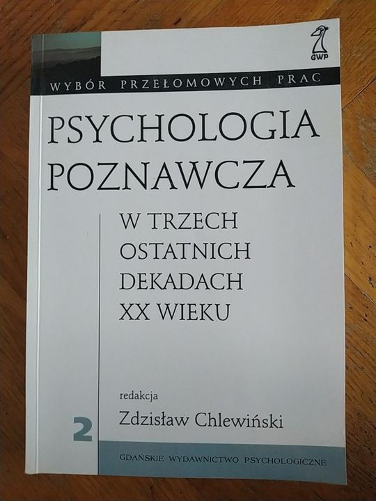 Psychologia poznawcza Zdzisław Chlewiński