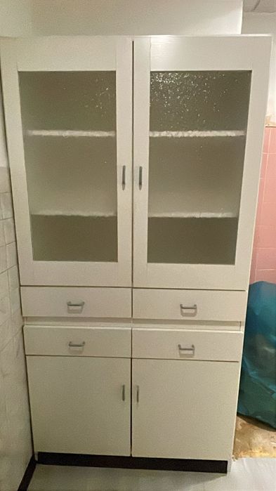 Komoda słupek biały