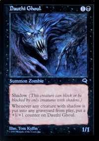 Magic the Gathering  - Dauthi Ghoul  - Tempest Edition